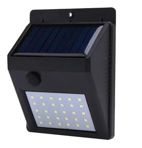 Luz Lámpara De Pared Foco Led Solar